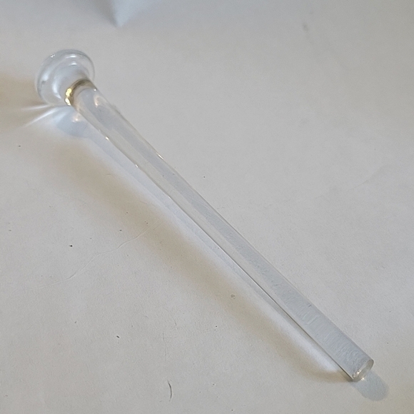 5 Hand Blown Glass Bar Liquor Drink Swizzle Stir Stick Rods - Picture 6 of 6